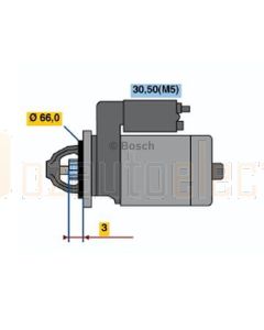 Bosch 0001107476 Starter Motor