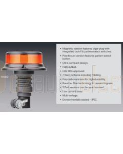 Ionnic 113002 9-30V Mini LED Pole Mount Amber Beacon