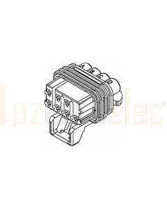 Delphi 12047938 8 Way Base, 7 usable Light Gray Metri-Pack 150 Sealed Female Connector Assembly, Max Current 14 amps