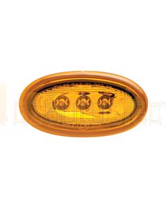 Hella 2034 LED Side Marker - Amber, 12V DC