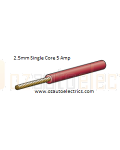 Red Single Core Cable 3mm