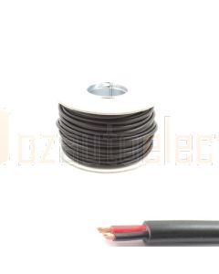 2mm Twin Core Twin Sheath Cable 100m Roll