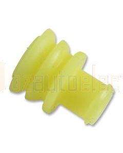 TE Connectivity Cable Seal, Yellow Wire Seal, 2.4 mm, AMP Superseal 1.5 Series Connectors