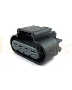Delphi 13521459 4 Way Black GT 280 Sealed Female Connector Assembly, Max Current 25 amps
