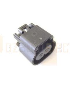 Delphi 15326679 2 Way Black GT 280 Sealed Female Connector Assembly, Max Current 25 amps