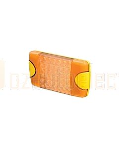 Hella Mining HM95903710D DuraLed M-Series High Intensity Warning Beacon - Narrow Beam DT Plug, Amber