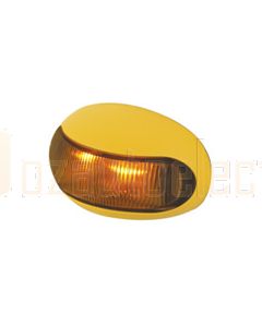 Hella Mining HM2026 DuraLED Marker Lamp Bare Wire - Amber Cabin Marker