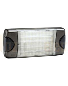 Hella DuraLed Universal High Efficacy 50 LED Wide Spread Beam Lamp - Charcoal Housing (98060403)
