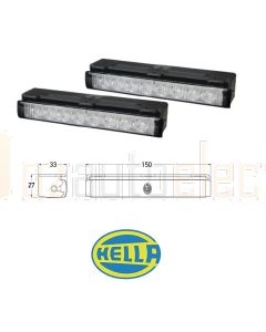 Hella 5636 LED Safety Daylight Daylights Kit - Easy-Fit