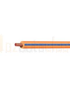 Ionnic TW050-ONG/BLU-500 Thin Wall Orange Cable - Blue Trace (0.5mm2)