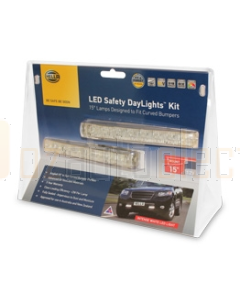 Hella 5631BL 30˚ LED Safety DayLights Kit (12 Volt) - Blister Packaging