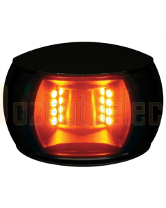 Hella 2LT980520601 2 NM NaviLED Towing Navigation Lamp Black Shroud - Amber Lens (120mm Cable)
