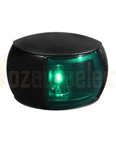 Hella 2LT980520231 2 NM NaviLED Starboard Navigation Lamp (Black Shroud- Coloured Lens (2.5m Cable))