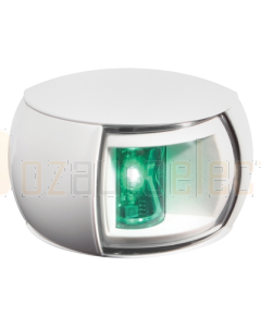 Hella 2LT980520361 2 NM NaviLED Starboard Navigation Lamp (White Shroud- Clear Lens (2.5m Cable))
