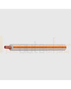 Ionnic TW200-WHT/ONG-500 Thin Wall White Cable - Orange Trace (2.0mm2)